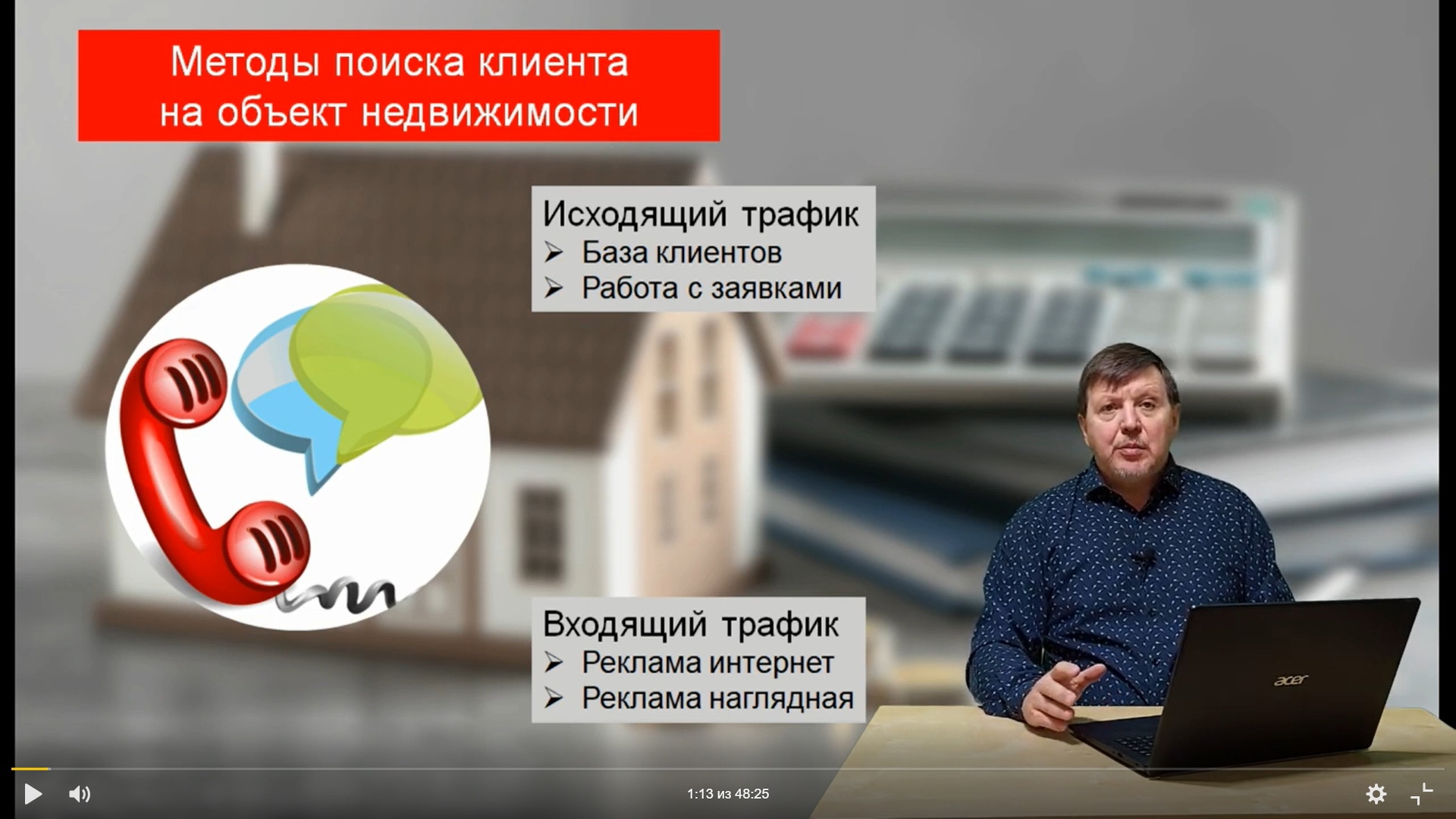 Превью Урок 11. Продажа объекта. Реклама. Показы. Клиенты.