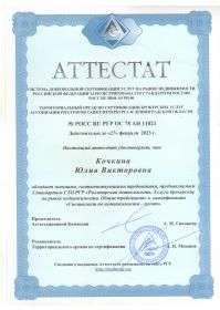 Аттестат до 2023 года